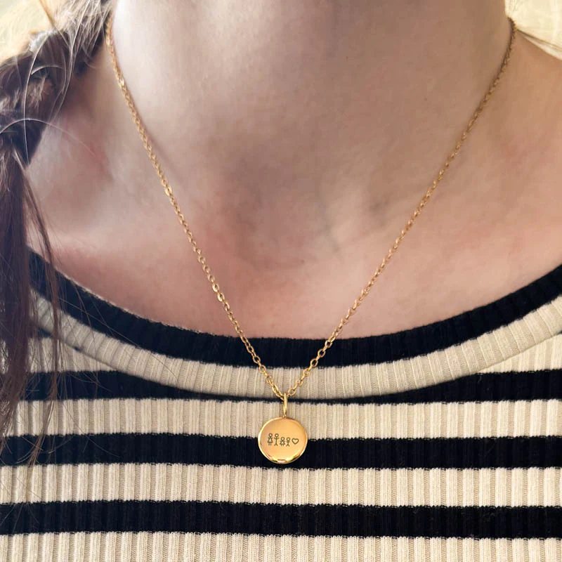 AYA - halskæde med tændstikfigurer (12mm) - Image 3