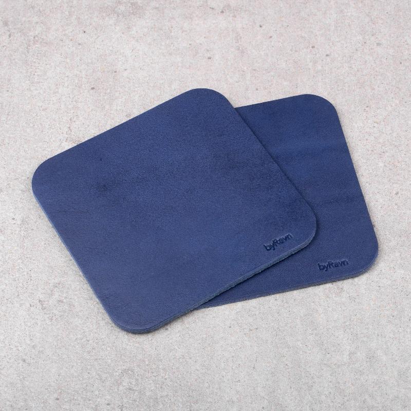 Firkantet coaster / ølbrik i læder - Image 11