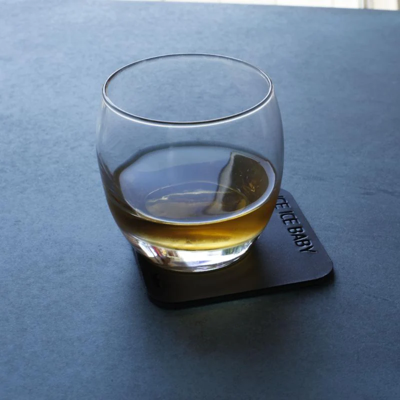 Firkantet coaster / ølbrik i læder - Image 5