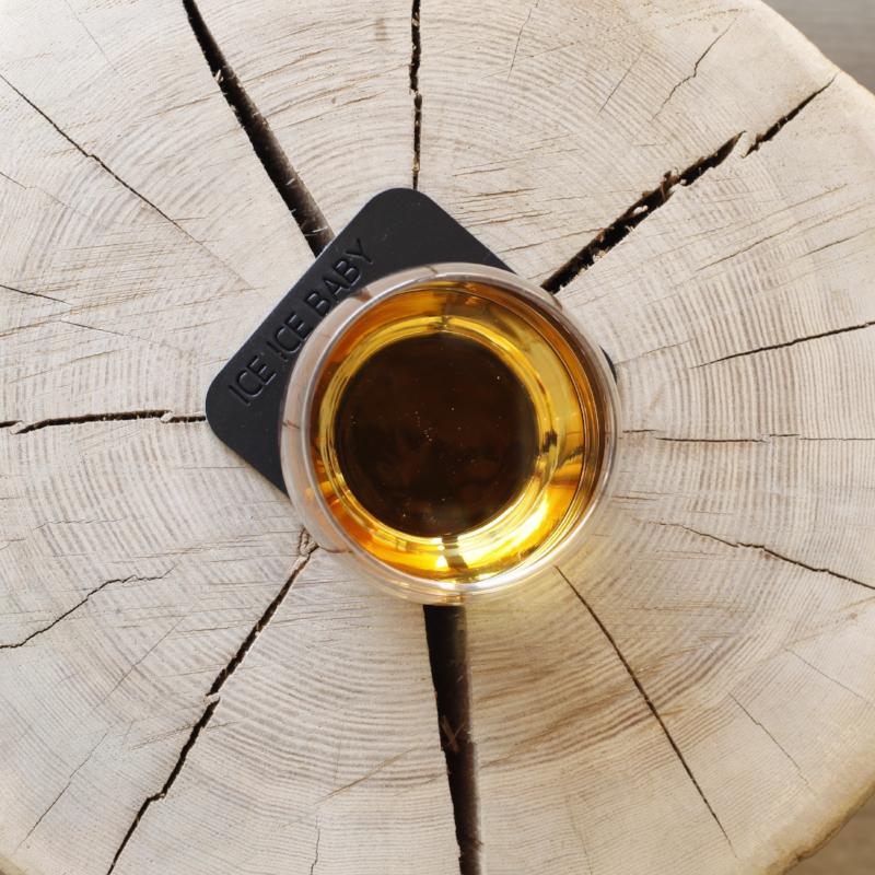 Firkantet coaster / ølbrik i læder - Image 6