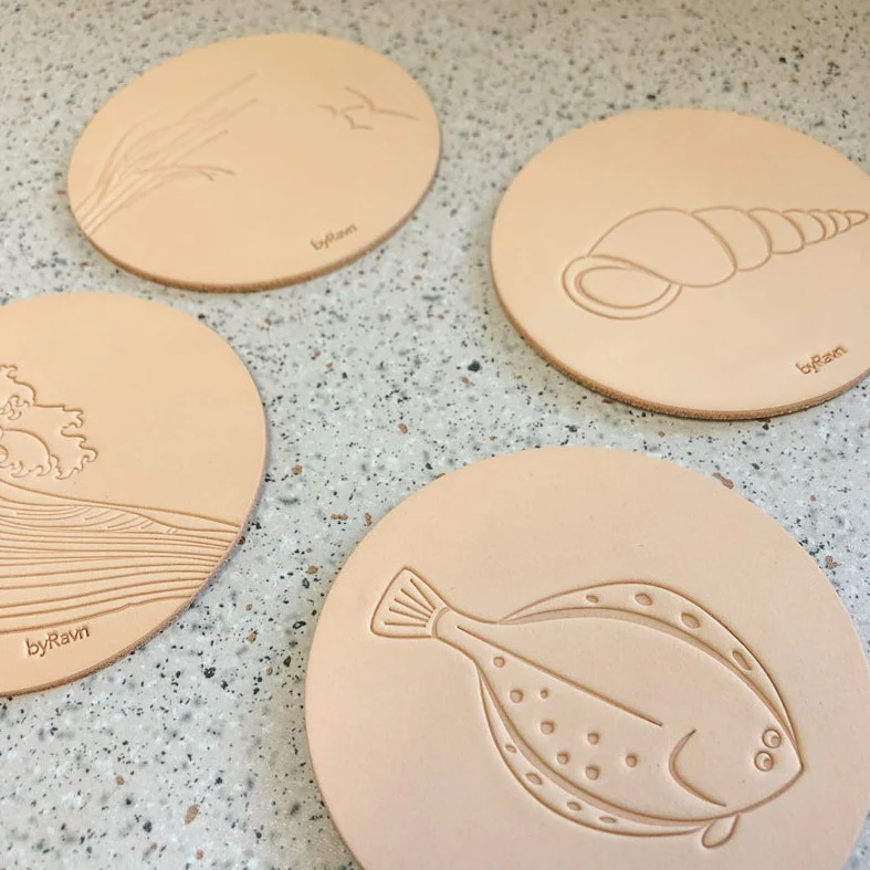 Coasters til sommerhuset (4 stk) - Image 3