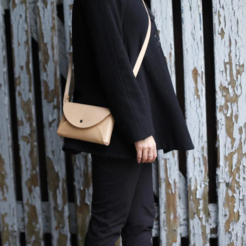 Skuldertaske i læder - Image 4