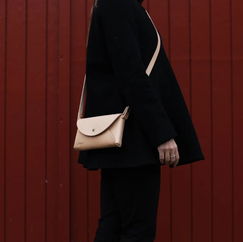 Skuldertaske i læder - Image 5